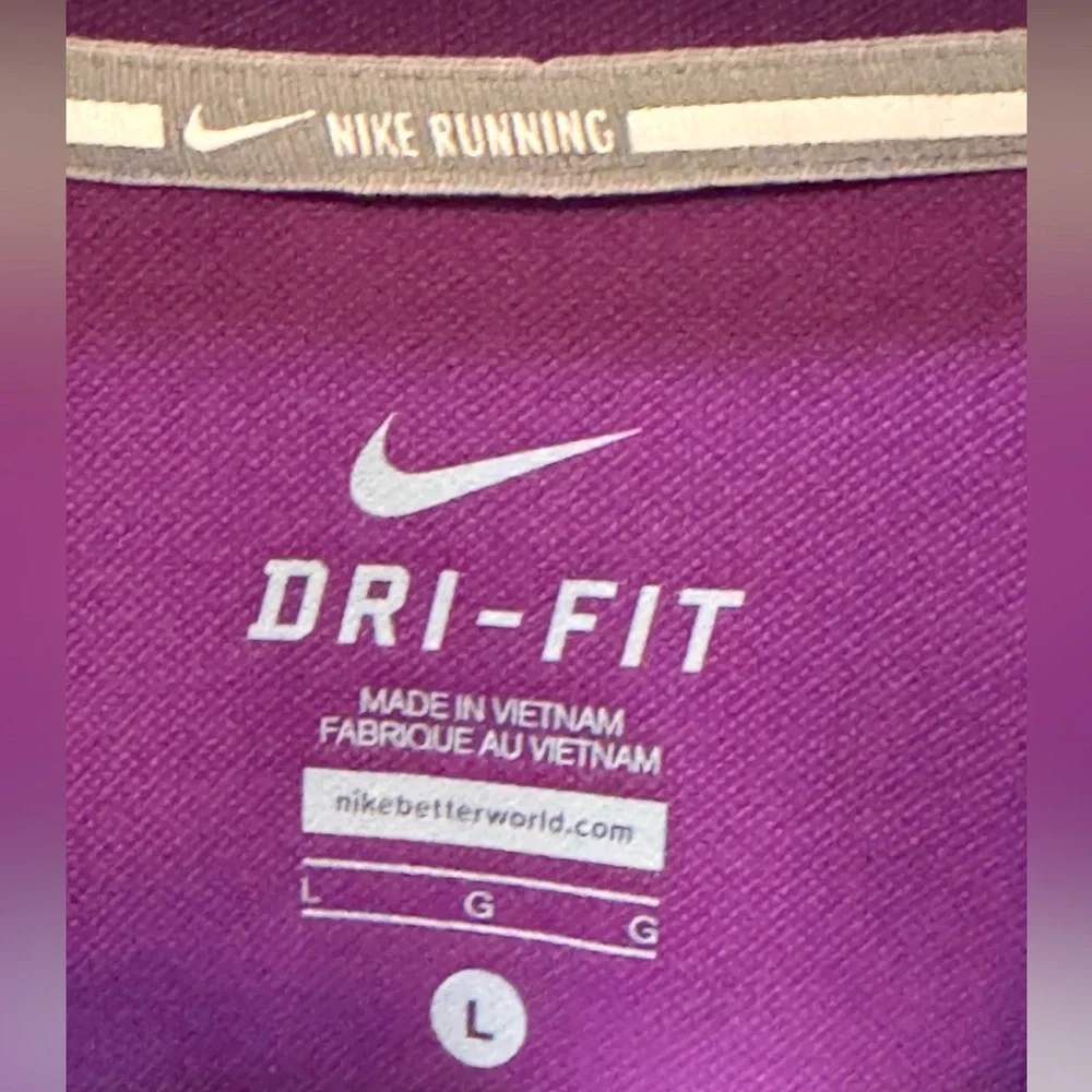 Nike running zip